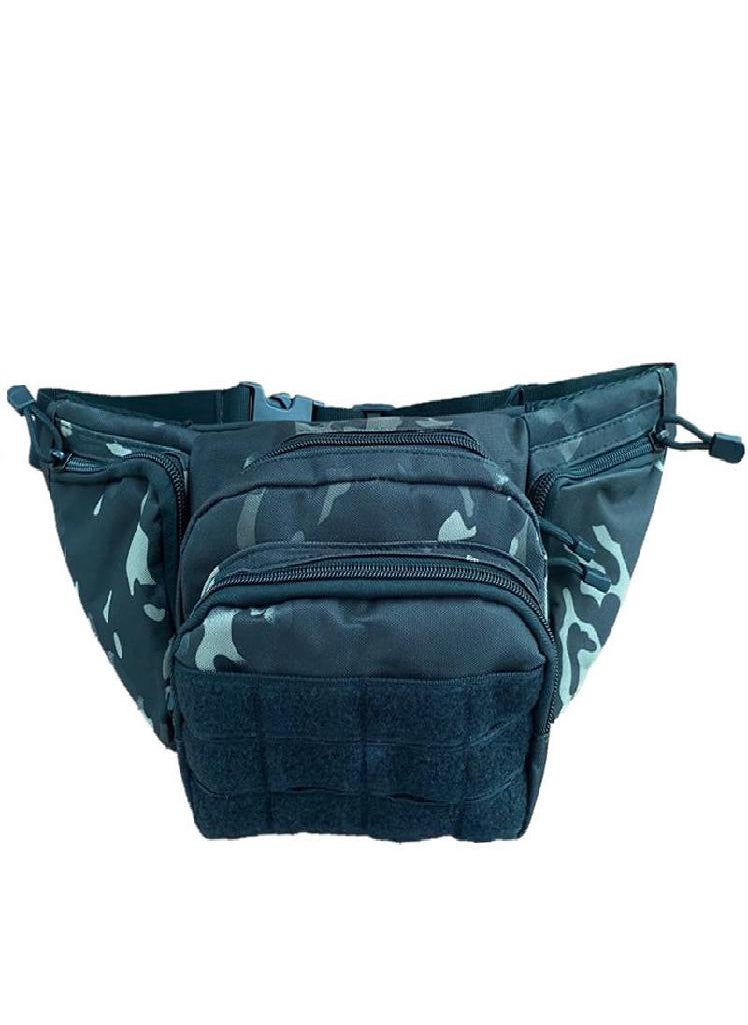 Eckek - Men Waist Bag Pack Purse Casual Large Phone Belt Bag Pouch Women's Tactical Canvas Travel Phone Bag Fanny Banana Bag Hip 3 Pockets - Image 1