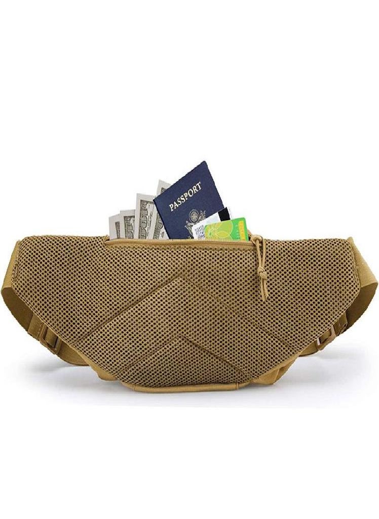 Eckek - Men Waist Bag Pack Purse Casual Large Phone Belt Bag Pouch Women's Tactical Canvas Travel Phone Bag Fanny Banana Bag Hip 3 Pockets - Image 1
