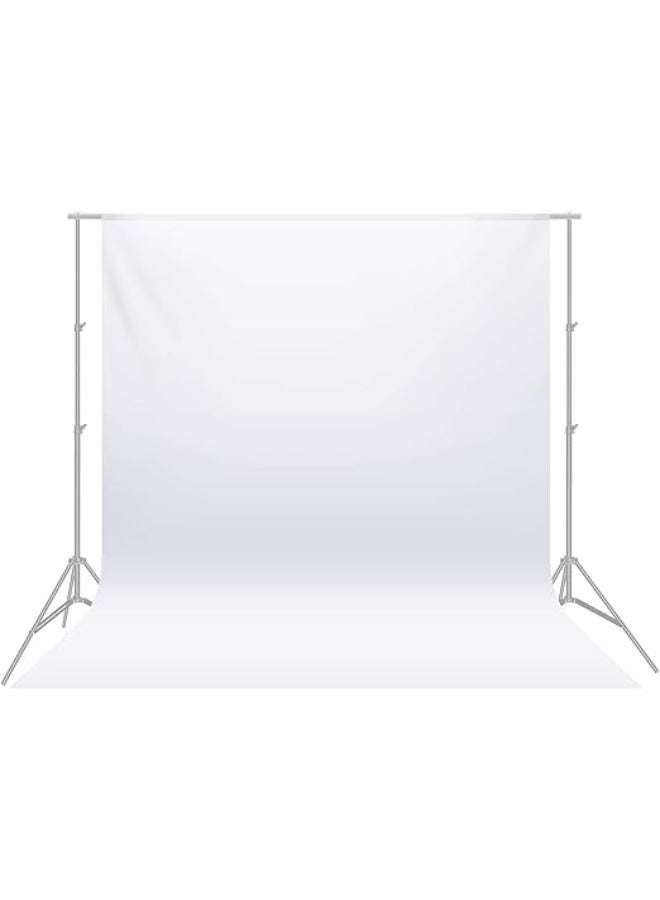 Neewer 6x9 feet/1.8x2.8 meters Photo Studio 100 Percent Pure Muslin Collapsible Backdrop Background for Photography, Video and Television (Background Only) - White - Image 1