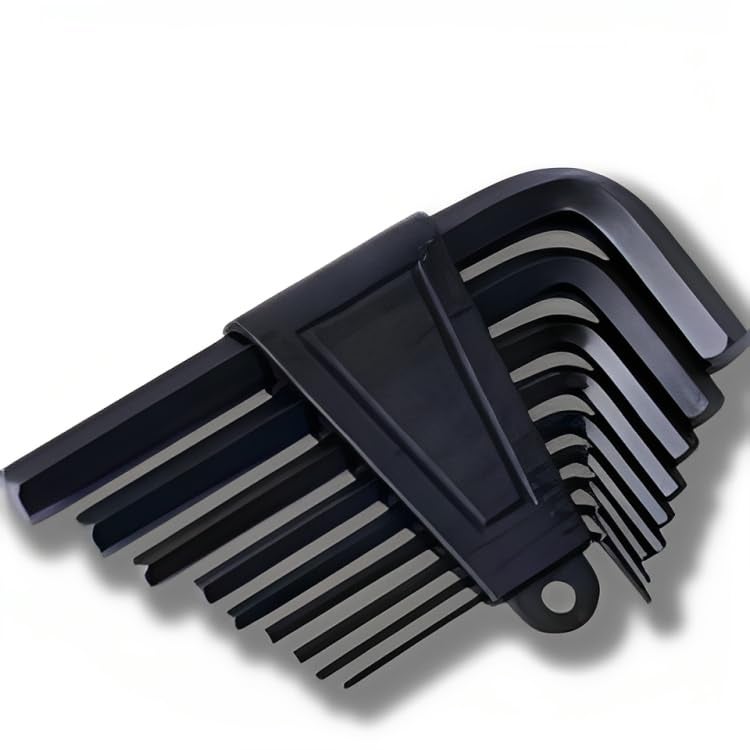 ZIODIC Pcs9 18 inch LShape Allen Wrench Universal Key Hexagon Spanner Goti Wrench L Shape Repair Hand Tool Set for BikeBicycleCycleGuitar - Image 2