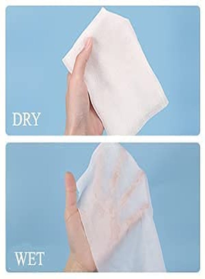 gypsy inc Gypsy 100 Pcs Disposable Face Towel | Face Cleaning Cloth For Skin Care | Soft Cotton Facial Dry Wipe | Makeup Remover Napkin | For Salon, Parlor, Traveling, Spa, Massage, Hotel - 12 x 12 Inches. - Image 2