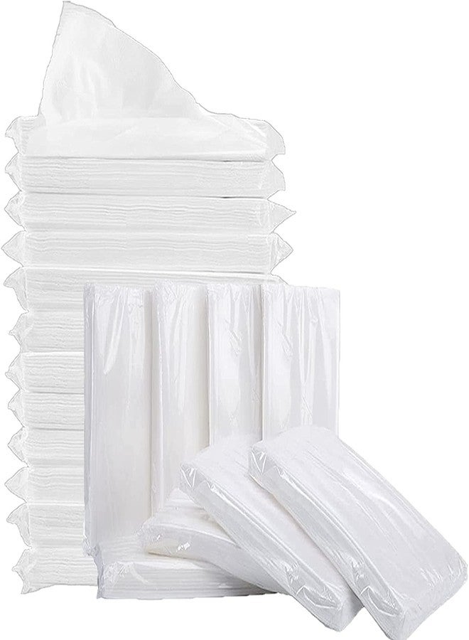 gypsy inc Gypsy 100 Pcs Disposable Face Towel | Face Cleaning Cloth For Skin Care | Soft Cotton Facial Dry Wipe | Makeup Remover Napkin | For Salon, Parlor, Traveling, Spa, Massage, Hotel - 12 x 12 Inches. - Image 1
