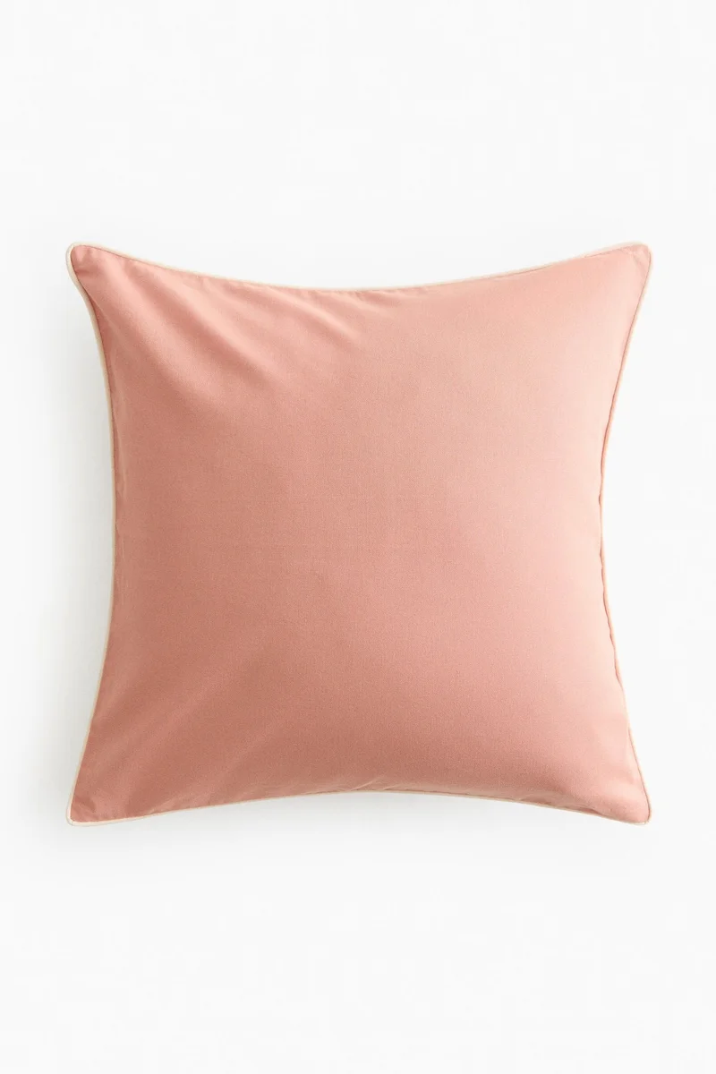 اتش اند ام غطاء وسادة من نسيج القطن