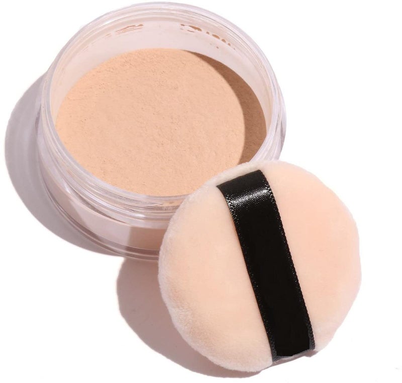 LIGHT WEIGHT CRYSTAL MIERAL MATTE FINISH LOOSE POWDER WITH PUFF - Image 3