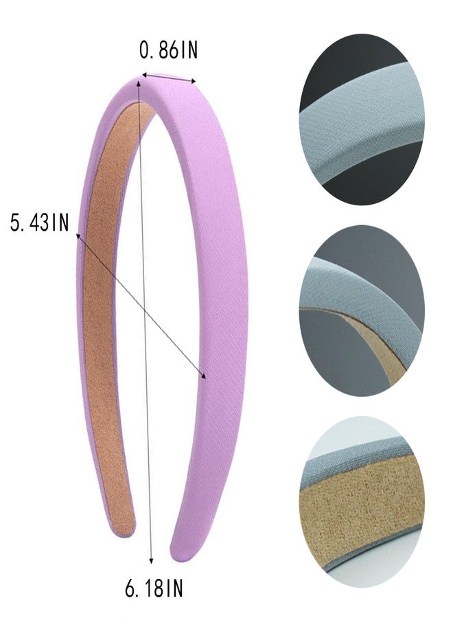 EPARTY ٨ قطع من عصابات الرأس الناعمة للنساء، عصابات شعر إسفنجية مريحة ومنتفخة، عصابات رأس سميكة لطيفة وجميلة بتصميم كلاسيكي، إكسسوارات شعر عصرية - Image 4