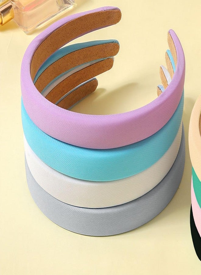 EPARTY ٨ قطع من عصابات الرأس الناعمة للنساء، عصابات شعر إسفنجية مريحة ومنتفخة، عصابات رأس سميكة لطيفة وجميلة بتصميم كلاسيكي، إكسسوارات شعر عصرية - Image 5