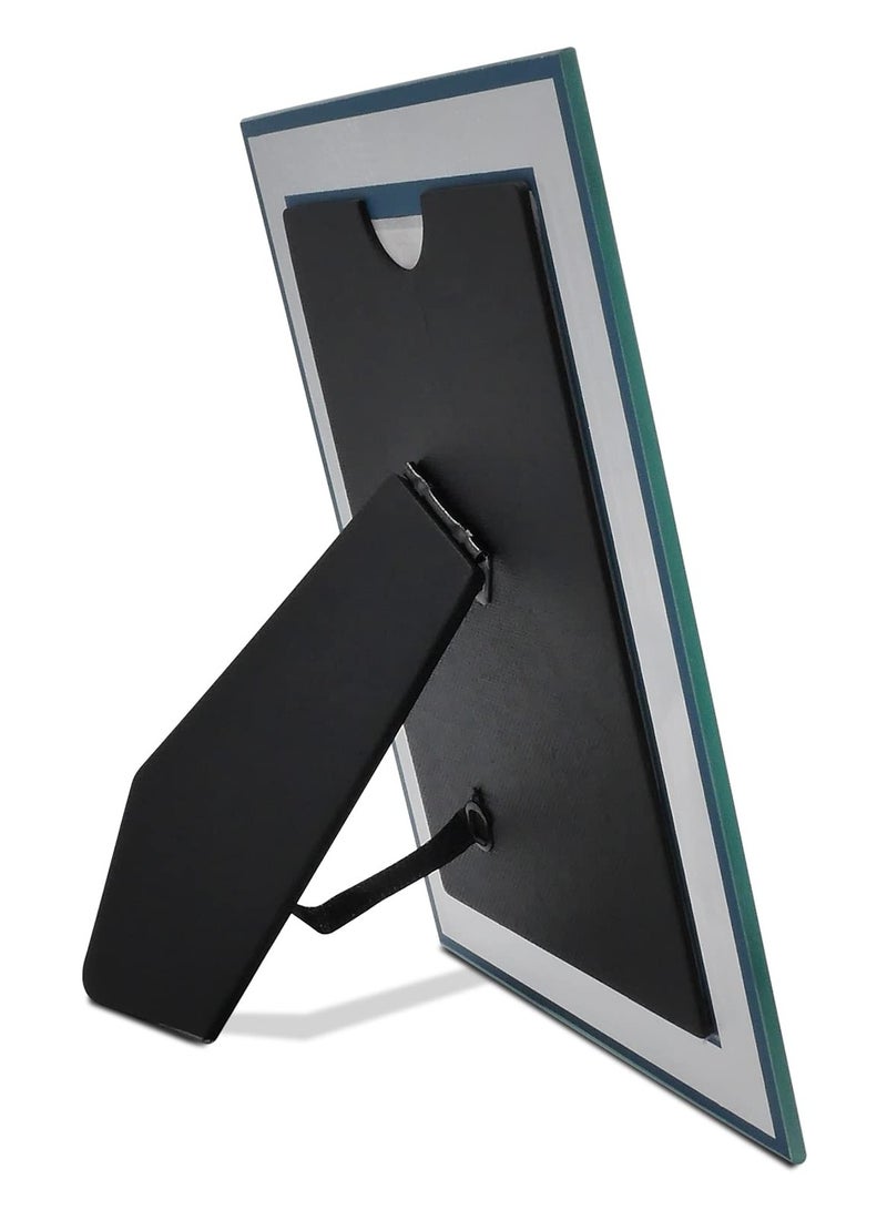 GNAFOTU Pack of 4 Picture Frames 10 x 15 cm, Glass Photo Frames for Table Stands, Picture Frames Glass for Weddings, Homes, Offices, Baby Photos - Image 4