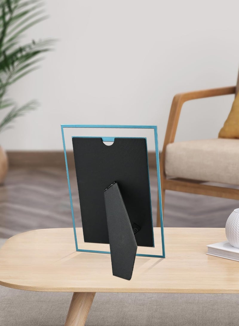 GNAFOTU Pack of 4 Picture Frames 10 x 15 cm, Glass Photo Frames for Table Stands, Picture Frames Glass for Weddings, Homes, Offices, Baby Photos - Image 5