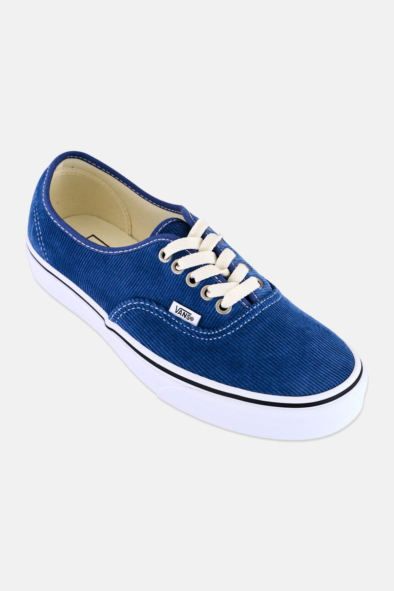 VANS Men Authentic Lace Up Skateboarding Shoes, Slate Blue - Image 1