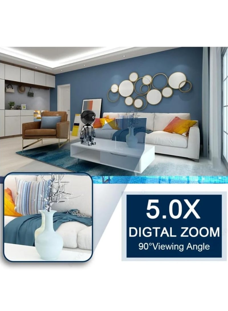ELTRAZONE 1080P Robot IP Camera with 360° Wireless Security – 2MP Smart Home CCTV for Pet & Baby Monitoring  - Image 3