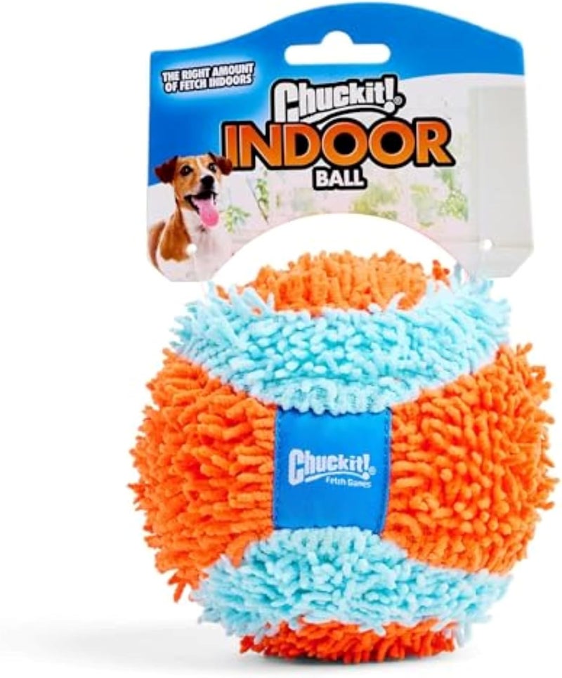 Chuckit! Indoor Ball Dog Toy - 4.7 Inches, Lightweight and Durable Fetch Toy for Indoor Play - Image 1
