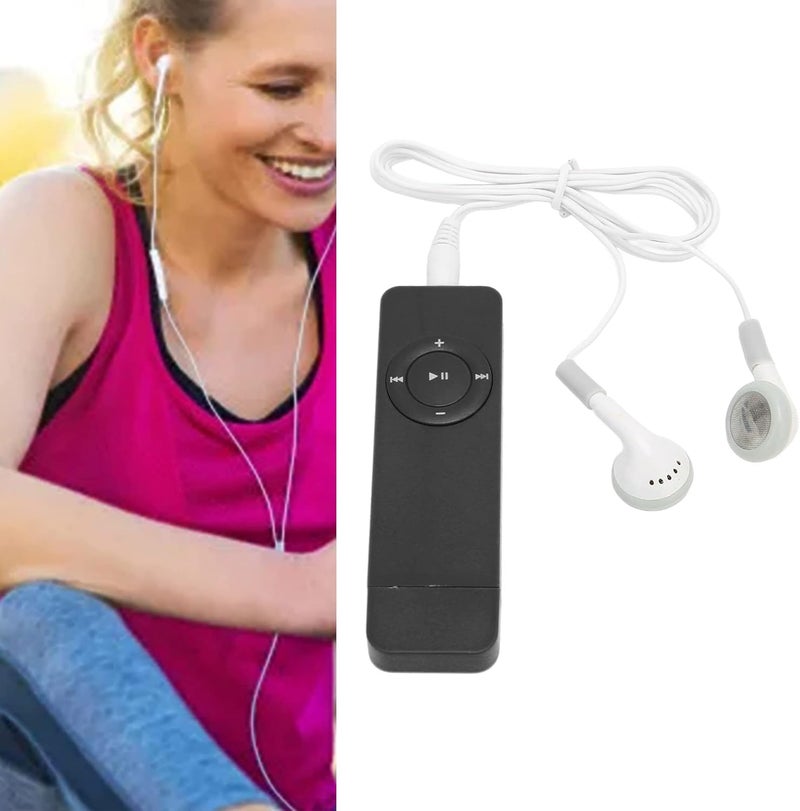 كلاراكو مشغل mp3 بزر كبير، مشغل mp3 سعة 64 جيجابايت، مشغلات mp3، مشغلات mp3 USB، مشغلات mp3 مزودة بتقنية البلوتوث، مشغلات mp3 مزودة بخدمة Spotify، مشغل mp3 أساسي غير رقمي، صوت محمول و(أسود) - Image 3