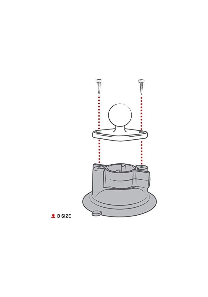 RAM MOUNTS Twist Lock Suction Cup Mount - RAP-B-224-1U - Image 4