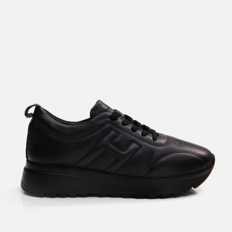 Hotiç 01AYH294640A100 GENUINE Leather Black Women's Sports Shoes  - Image 1