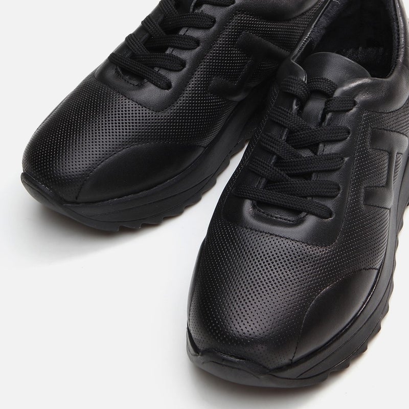 Hotiç 01AYH294640A100 GENUINE Leather Black Women's Sports Shoes  - Image 4