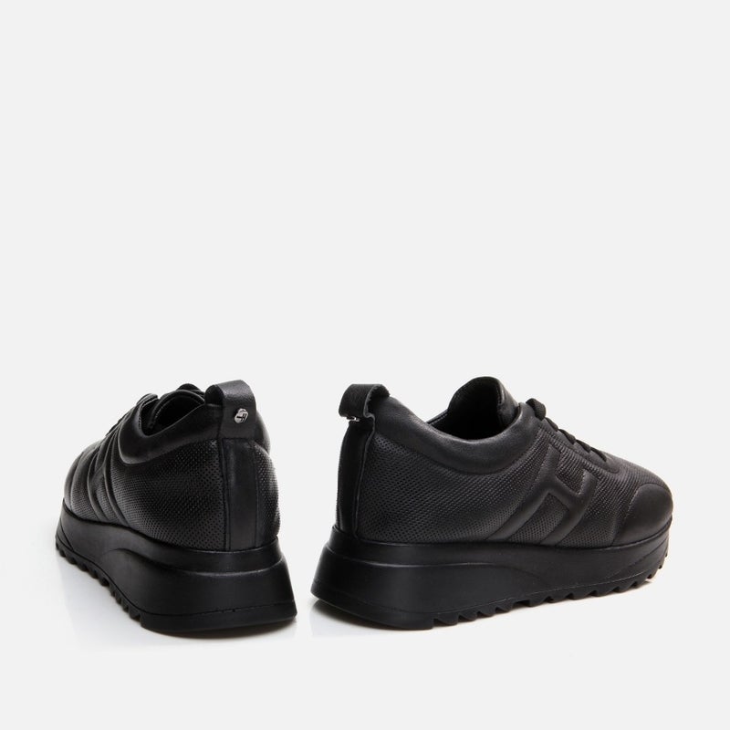 Hotiç 01AYH294640A100 GENUINE Leather Black Women's Sports Shoes  - Image 5