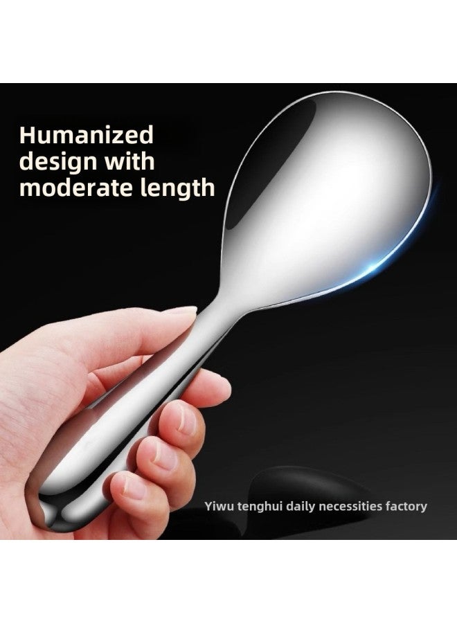 Household Stainless Steel Rice Spoon Special Spoon For Rice High Yen Value Spoon For Rice Non-stick Large Rice Spoon Rice Shovel-Specifications:Rice Spoon  Please Check Before Placing An Order  - Image 2