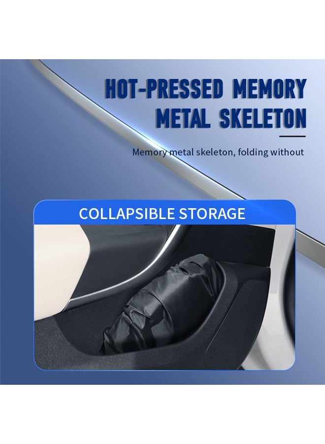 Foldable Car Sunshades, Reflective Sun Cover, Portable Car Sun Visor, Blocks 99% of UV Rays, Universal Interior Car Accessory for Sedans, SUVs, and Trucks - Image 2