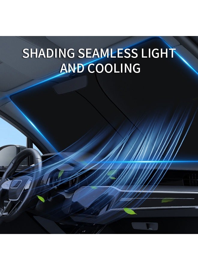 Foldable Car Sunshades, Reflective Sun Cover, Portable Car Sun Visor, Blocks 99% of UV Rays, Universal Interior Car Accessory for Sedans, SUVs, and Trucks - Image 3