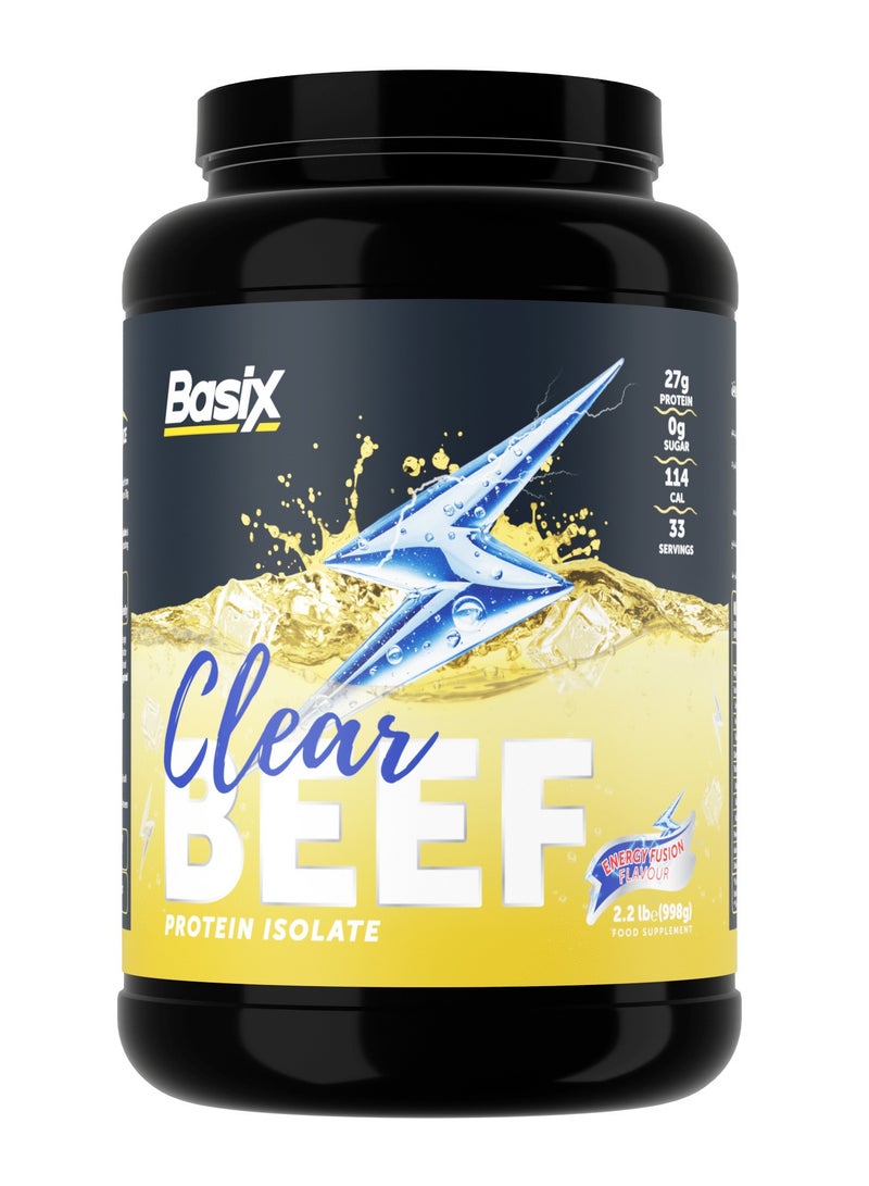 باسيكس كلير بيف بروتين ايزوليت - بنكهة الطاقة - (2.2 باوند) - Image 1