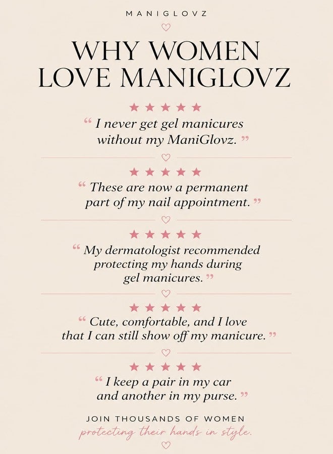 ManiGlovz - The Original UPF 50+ UV Light Protective Nail Gloves | Gel Manicure Gloves and Anti-UV Fingerless Gloves for Women | Can be Used as Sun Protection Gloves for Driving | CamoCraze Print - Image 5
