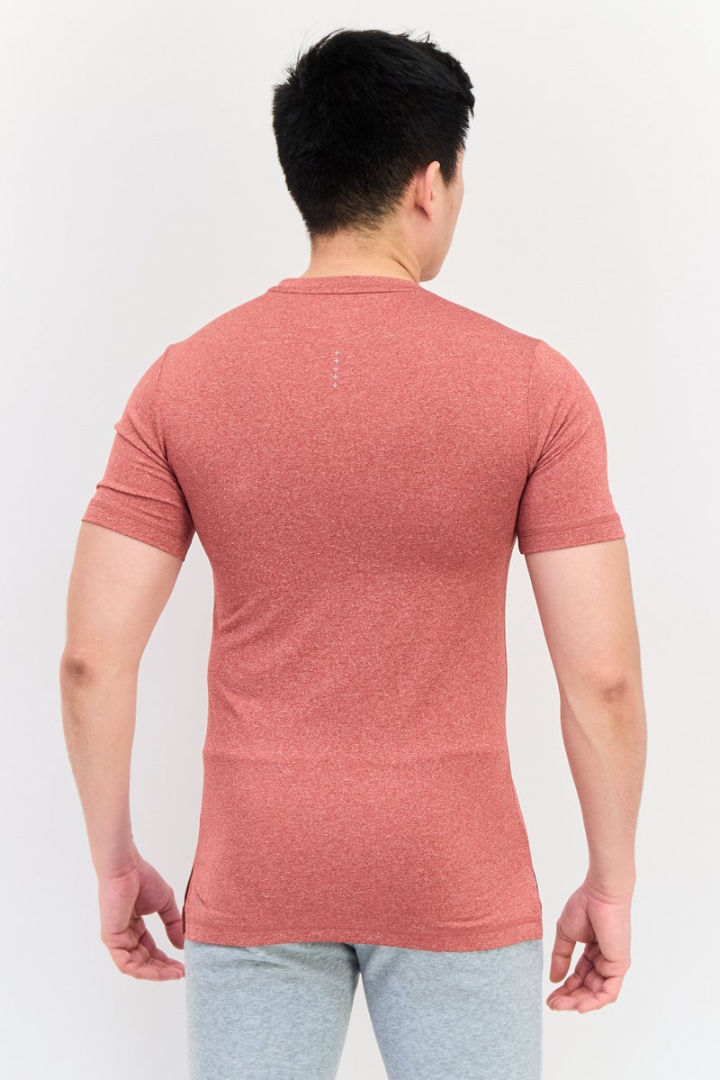 PUMA Men Sportswear Fit Short Sleeve Training T-Shirt, Heather Red - Image 2