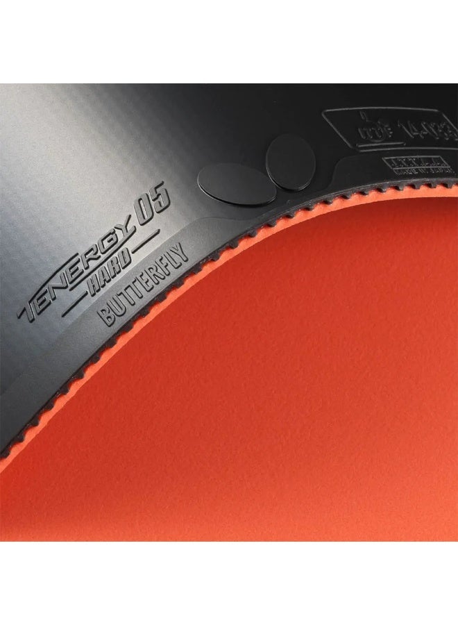 Butterfly Tenergy 05 HARD Table Tennis Rubber - Black, 1.9mm - Image 4