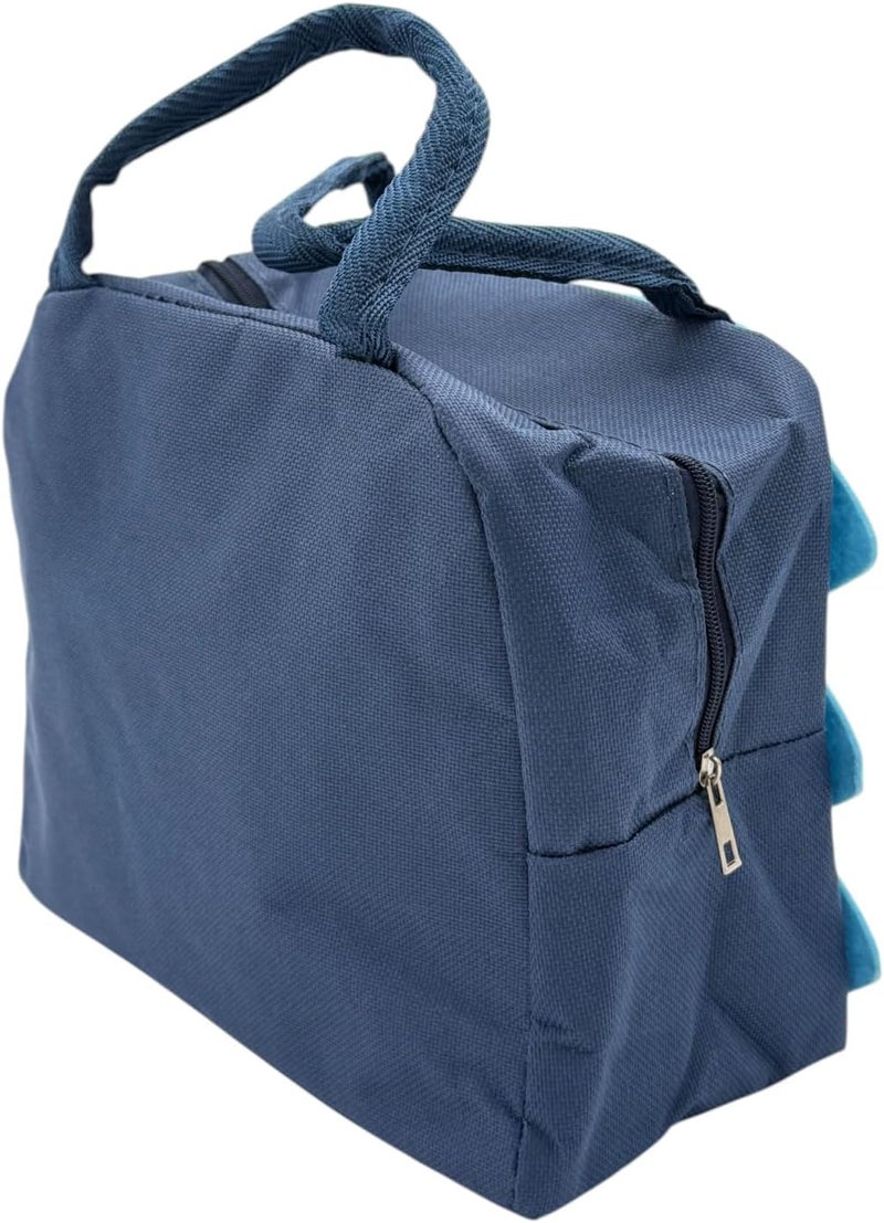 بي آند دي حقيبة تبريد غداء للأطفال من B&D – سعة 7 لتر، تصميم وحش، أزرق غامق - Image 5