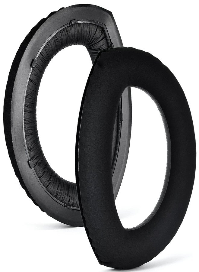 defean وسادات أذن HD700 - وسادات أذن بديلة من ديفين كؤوس رغوة مريحة متوافقة مع سماعات سنايزر HD700 HD 700 (وسادات أذن سوداء) - Image 1