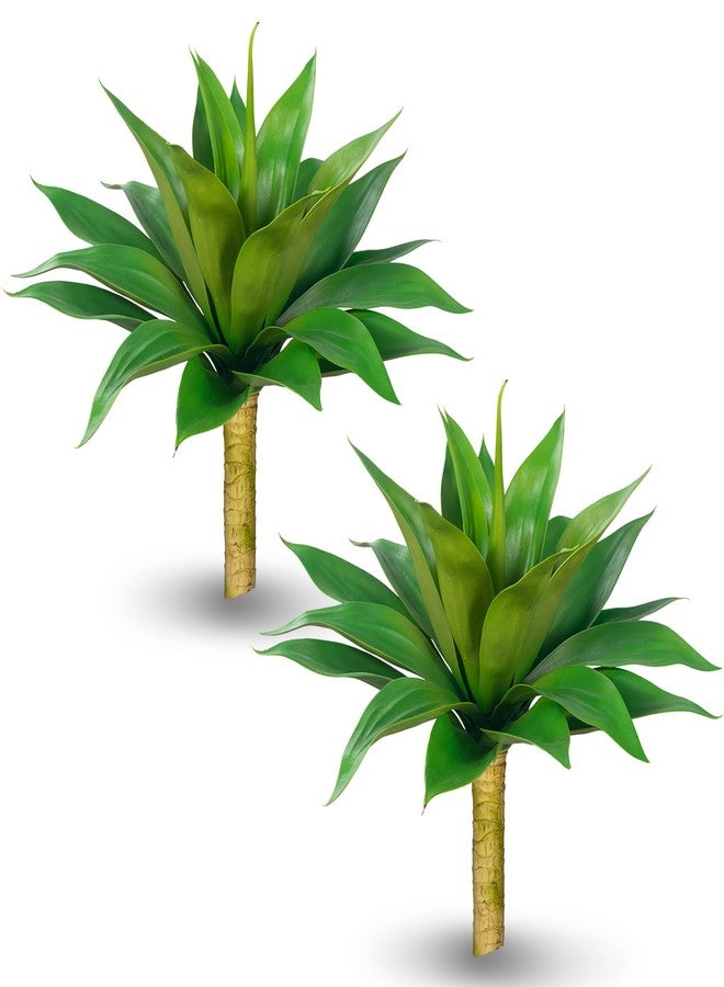 Ttranewsoo Artificial Agave Plants,Large UV Resistant Fake Agave Planters for Indoor and Outdoor Decorating (2Pack, 28" - Image 3