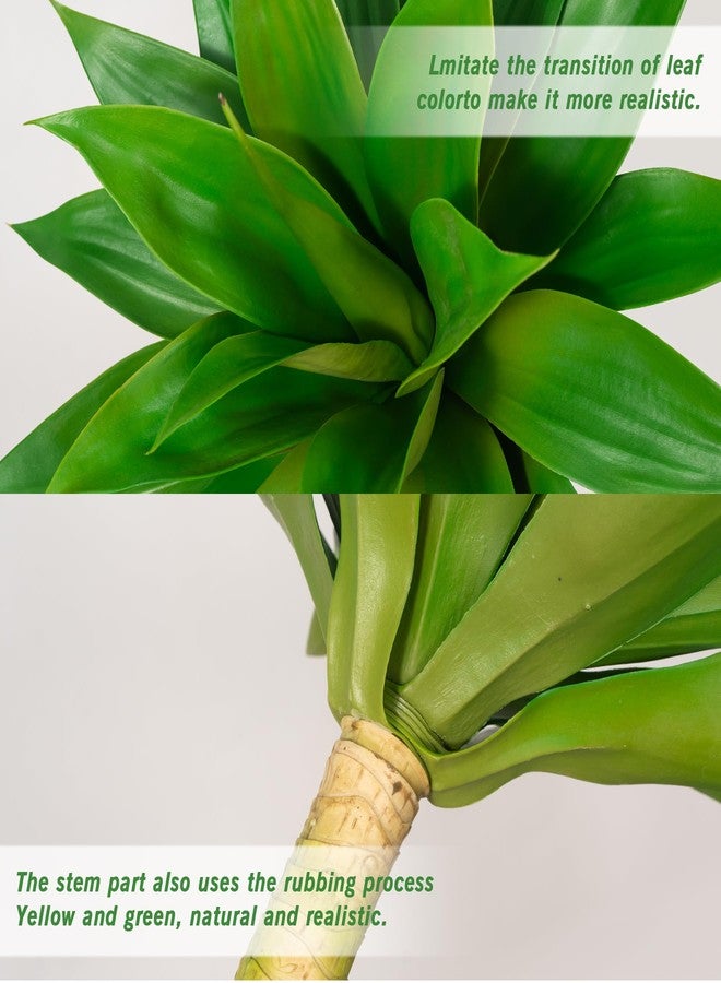 Ttranewsoo Artificial Agave Plants,Large UV Resistant Fake Agave Planters for Indoor and Outdoor Decorating (2Pack, 28" - Image 4