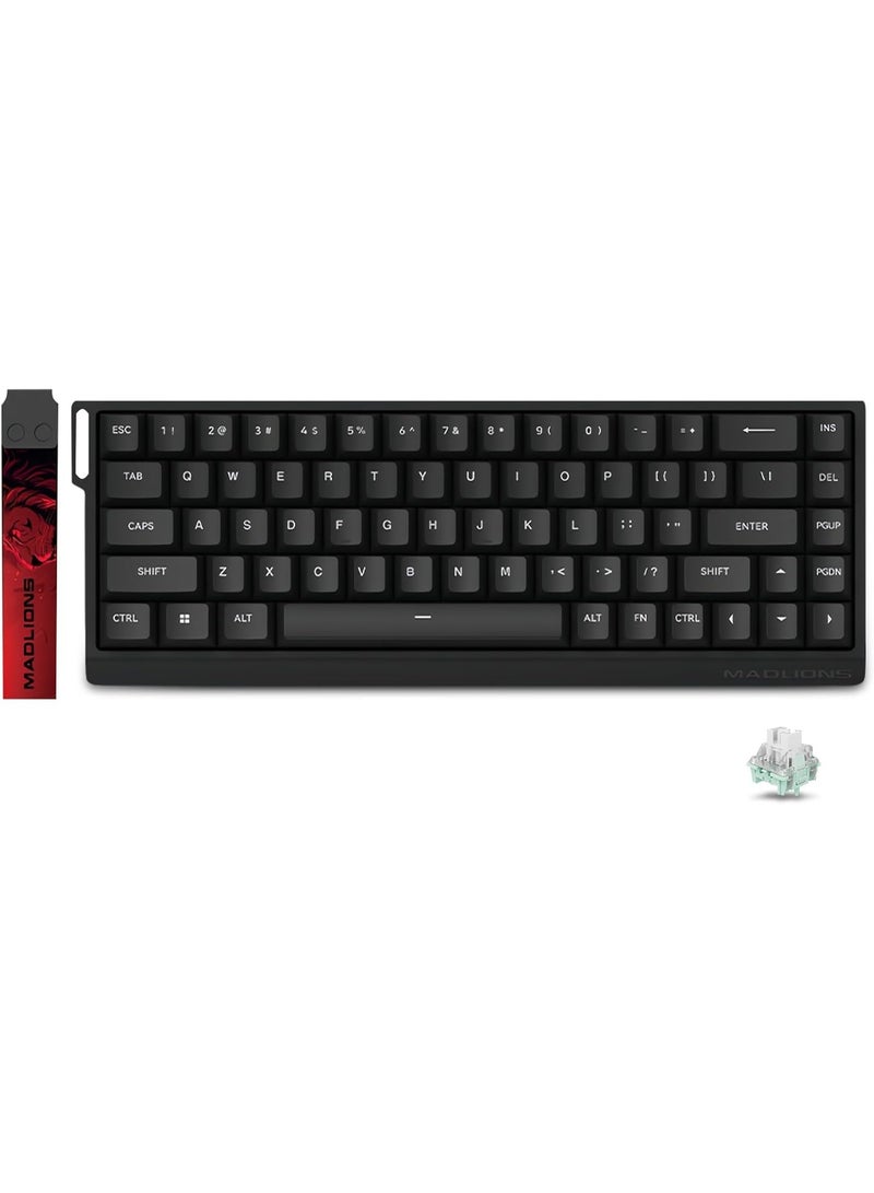 MADLIONS MAD 68 HE Magnetic Switch RGB Gaming Keyboard,65% Hall Effect Rapid Trigger Adjustable Actuation Hot Swap Wired Mechanical Keyboard with PBT Keycaps PC/Mac Gamer (Black) - Image 2