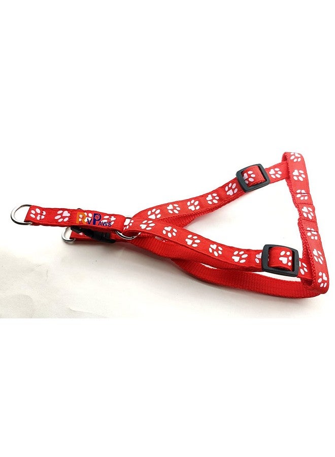 Puppy Adjustable 15Mm Nylon Harness And Leash Set | Attractive Print And Color Design Harness With Leash | Harness And Leash Set For Small & Medium Dogs - (Color May Vary, 0.5Inch) - Image 3