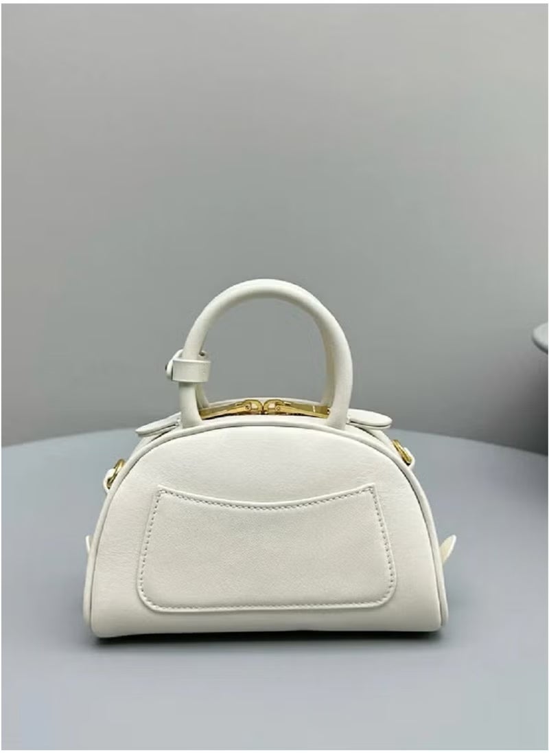 Miu Miu Tan Leather Top Handle Bag  - Image 4