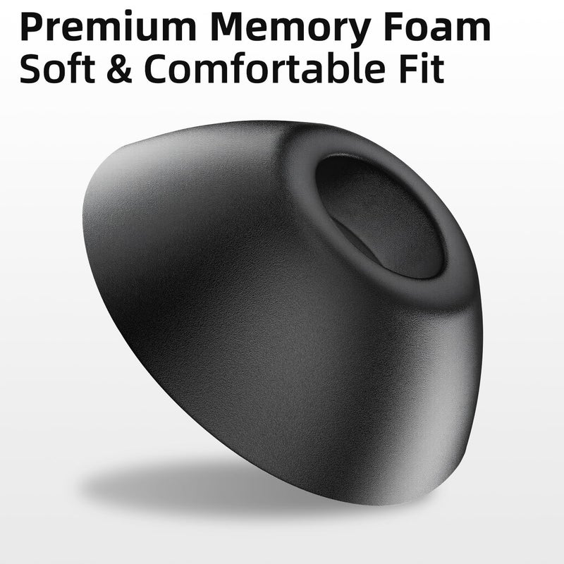 lanwow for AirPods Pro 3 Foam Tips, Memory Foam Ear Tips for AirPods Pro 3 (2025 3rd Gen)ï¼Œ4-Size Variety Pack (XS/S/M/L, 4 Pairs) - Image 4