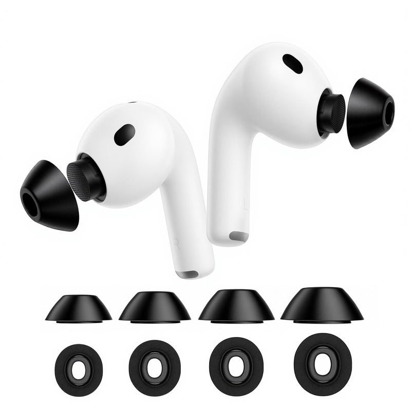 lanwow for AirPods Pro 3 Foam Tips, Memory Foam Ear Tips for AirPods Pro 3 (2025 3rd Gen)ï¼Œ4-Size Variety Pack (XS/S/M/L, 4 Pairs) - Image 1