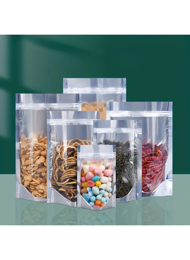 50 Reusable Stand Up Storage Bags 4.72x6.69 Inch 50pcs For Snacks Nuts Tea Coffee - Image 4