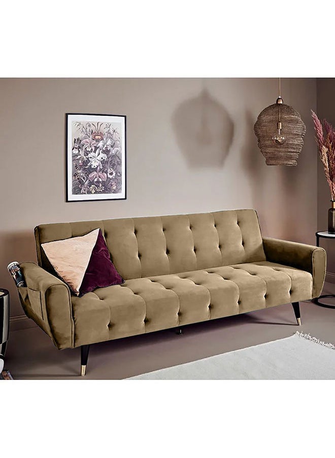 In-House - Montella | 3-Seater Sofabed 2 In 1 Upholstered In Linen 36x179x106 cm- Beige - Image 1