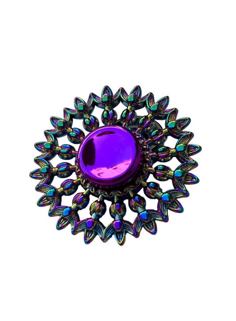 The Lotus Lantern Colorful Fidget Spinner Can Relieve Stress And Anxiety, Finger Spinner Metal Focus Stainless Steel, Eliminate Boredom For Children And Adults, Birthday Gift  - Image 1