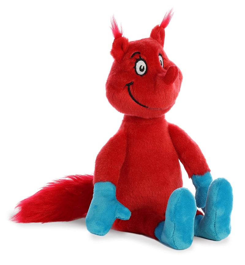 AuroraÂ® Whimsical Dr. Seussâ„¢ Fox in Socks Stuffed Animal - Officially Licensed Plush for Imaginative Play - Perfect for Kids and Adults - Red 12 Inches - Image 3