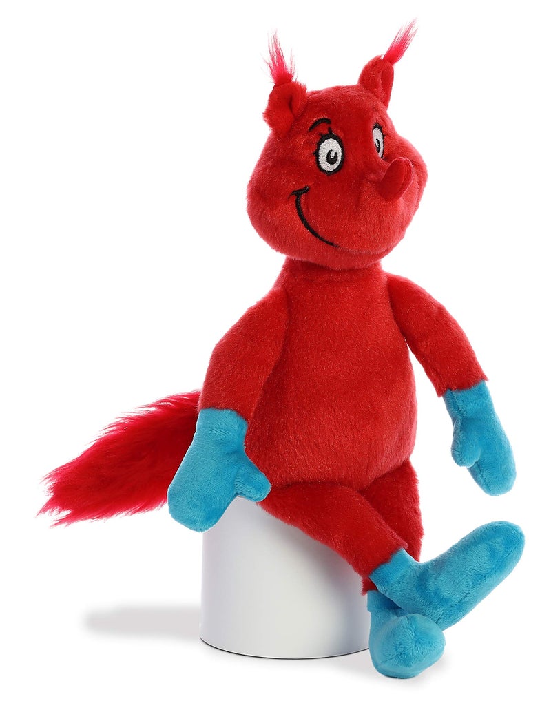 AuroraÂ® Whimsical Dr. Seussâ„¢ Fox in Socks Stuffed Animal - Officially Licensed Plush for Imaginative Play - Perfect for Kids and Adults - Red 12 Inches - Image 2