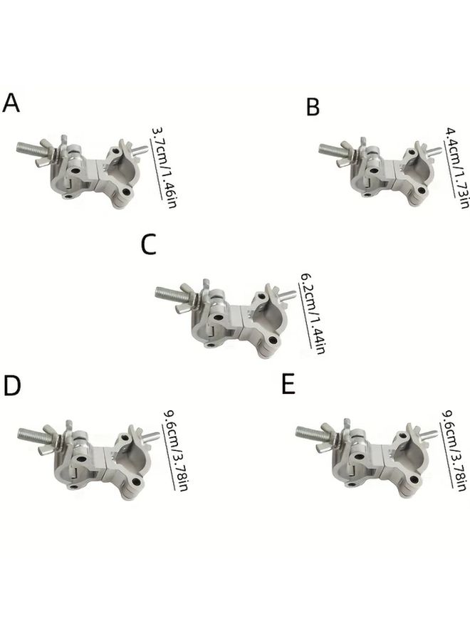 Adjustable Metal Stage Light Clamp 1.8 2.1cm DJ Truss Hook Wall Mount for LED PAR Moving Head - Image 4