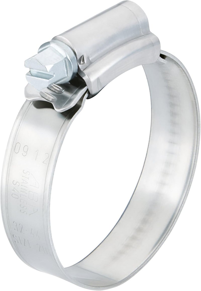 Boating Accessories Scandvik Stainless Steel Hose Clamp, SAE Size 12, 22-32 mm, 10 Pack