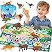Merrypuls Alphabet Mystery Box for Kids Alphabet Learning Toy with 26 PCS Animal Figurines Letter Matching Game Montessori Educational Toy Preschool Kindergarten Gift for Toddlers Ages 38 - Image 3