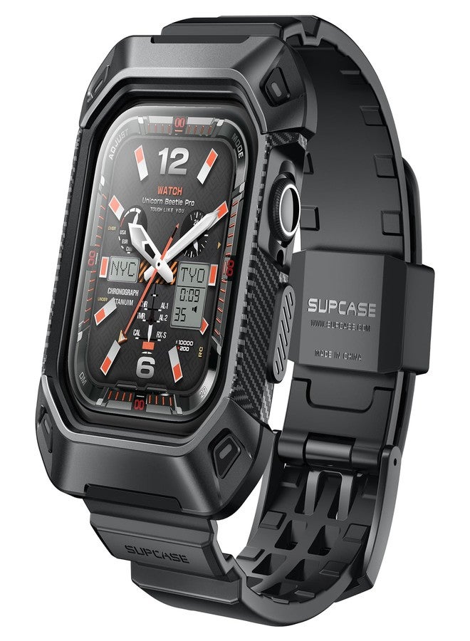 SUPCASE for Apple Watch 11/10 46mm Case with Band (Unicorn Beetle Pro), [Military-Grade Protection] [Scratch-resistant] Rugged Men Cover with Adjustable Strap Band for iWatch 11/10 46mm, Black - Image 1