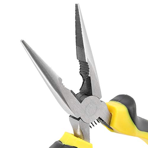 ZEONHAK 12 Pack 6 Inch Needle Nose Pliers with Wire Cutter and Spring, Non-Slip and Comfortable Handle Design for Bending Wire, Handcraft, Electronic Product Repair - Image 3