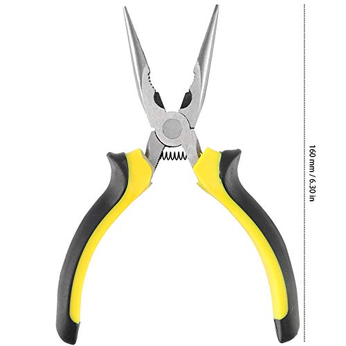 ZEONHAK 12 Pack 6 Inch Needle Nose Pliers with Wire Cutter and Spring, Non-Slip and Comfortable Handle Design for Bending Wire, Handcraft, Electronic Product Repair - Image 2