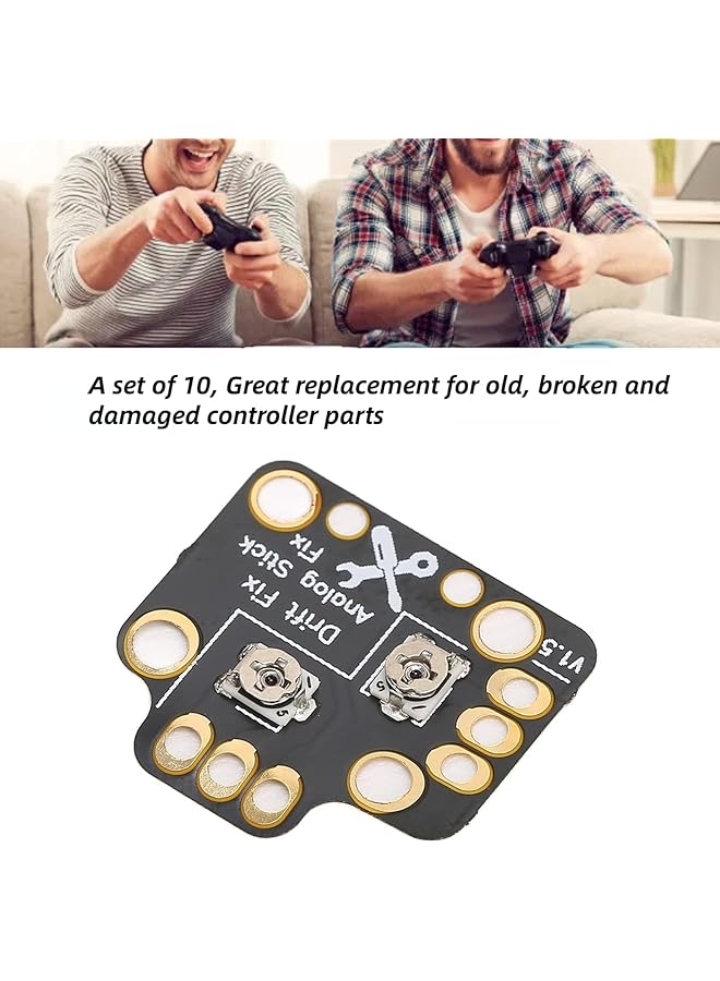 X spring Gamepad Analog Stick Drift Fix Mod 10 Pcs Universal 3D Joystick Repair Board For Ps5 Xbox Controllers Easy Installation Anti Drift Solution For Gaming Enthusiasts - Image 3