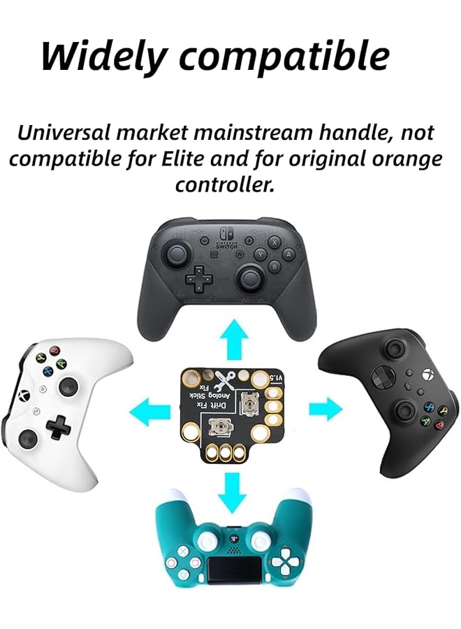 X spring Gamepad Analog Stick Drift Fix Mod 10 Pcs Universal 3D Joystick Repair Board For Ps5 Xbox Controllers Easy Installation Anti Drift Solution For Gaming Enthusiasts - Image 5