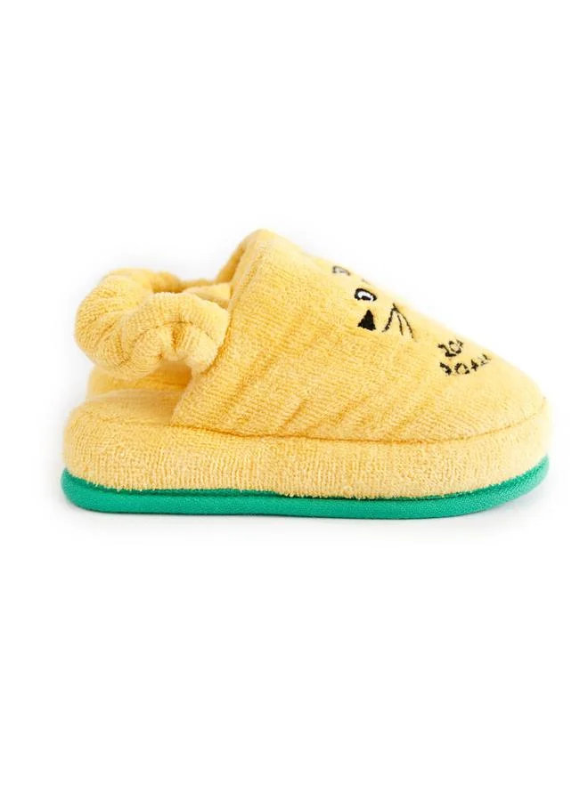 Milk&moo Kids Embroidery Design House Slippers